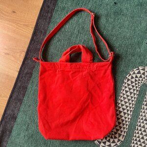 Red Baggu Duck Canvas Bag